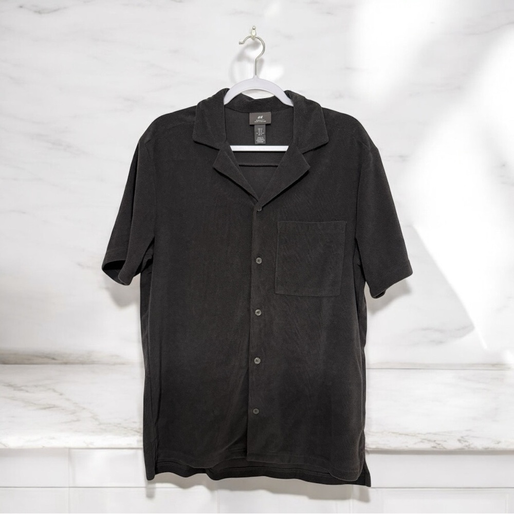 H&M Dark Gray Polo Shirt